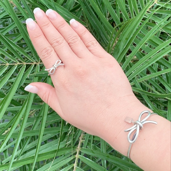 Coach Jewelry - Authentic Coach Sterling Silver Bow Cuff